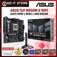 ASUS TUF B850M-E WIFI DDR5 D5 AM5 Gaming Motherboard + AMD Ryzen 7000 8000 9000 Series Processor (75