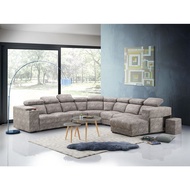 Messi 7 Seater Corner Fabric Sofa