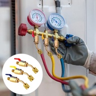 【VARSTR HOT】A2L R-32 R-454B Valve Adapter 1/4" Female Flare1/4" Left-Hand Female Ball Valve