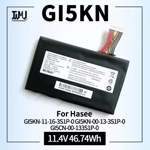 46.74Wh GI5KN-11-16-3S1P-0 GI5KN-00-13-3S1P-0 Laptop Battery for MECHREVO X1 X2 for Hasee Z7M-KP5GC 