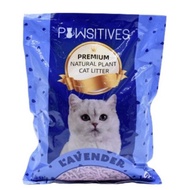 Pawsitive Premium Natural Plant Lavender Scented Cat Litter Pasir Kucing Lavender
