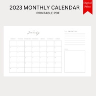 Digital Calendar 2023 Digital Simple Planner Digital Planner Goodnotes Planner Digital Planner iPad 