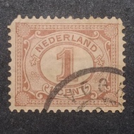 Perangko Nederland 1 Cent, 1898