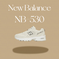 [กล่องเดิม] New Balance NB 530 Lvory รองเท้าวิ่ง ผู้ชายและผู้หญิง รองเท้ากีฬา รองเท้าหญิง รองเท้าลำลอง สีขาว สีเบจ