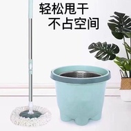 ST/🎨Thickened Bucket Household Mop Hand Washing Free Mop Little God Mop Single Bucket Mop Rotating Mop Lazy Mop 59TN