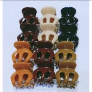 (A325) Jedai Korea Hair Clip 3cm small Thick Material Hair Clip 3 Claw Clip Hair Clip Claw Clip Hair