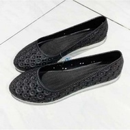WAREHOUSE SALE Rubber Flat Shoes Dulux CQ001Wanita Size 35 36 37 38 39_ psr