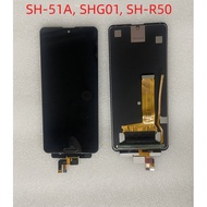 For Sharp AQUOS R5G SH-51A LCD Display Digitizer Assembly For AQUOS R5G shg01 LCD Touch Screen frame