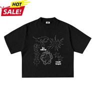 Boxy T-shirt Heavyweight 16s Eyecontact Black