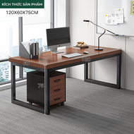 Bàn làm việc kèm tủ hồ sơ có bánh xe tiện lợi chất liệu gỗ MDF phủ melamine chống xước - GM191