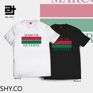 2025 New AvidiTee BBM Marcos Sara Duterte Green Red Rectangle Stripes Election  Imee Wear Shirt Clot