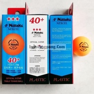 Nittaku 3-Star Nexcel 40+ Poly Balls - Bola Plastik Pingpong