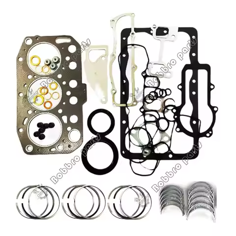3TNV76 Overhaul Re-ring Kit Full Gasket Piston Ring For Yanmar Engine Fit X950R 1026R GK200 John Dee