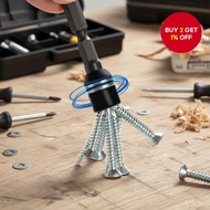 5-Piece Hex Magnetic Socket Wrench Set Equipped with 8mm and 42mm Adapters for Screwdriver Flexibili