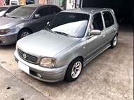 2000年 march 1.3小車 省油省稅 車況優 冷氣強  免頭款 【全額貸】只需要3500設定費即可交車 缺資金 【超貸找錢】店內有多輛提供選擇