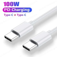 Pd 100W 60W USB C TO USB Type C สายชาร์จข้อมูลอย่างรวดเร็วสำหรับ Huawei Samsung Xiaomi Macbook iPad Data LINE TYPE C ถึง Type C