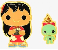 Funko Pop! Disney Lilo & Stitch Lilo & Scrump Enamel Pin Set - Exclusive (BL)