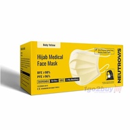 Neutrovis Premium Hijab Medical Face Mask 10Pcs / 50Pcs 3 Ply Headloops Type