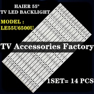 LE55U6500U HAIER 55" TV LED BACKLIGHT(LAMP TV) HAIER 55 INCH LED TV BACKLIGHT LE55U6500 55U6500U