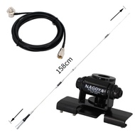 144/430Mhz High dBi DIAMOND Antenna for Car Radio SG7900+Antenna Mount+5 METERS CABLE U/V Dualband S