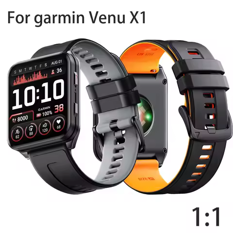Watch Bracelet Strap for Garmin Venu X1 Smartwatch Sports Silicone Band for Garmin Venu X1 Wristband