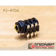 (Optional) [P J] P J-610A 1/4" Stereo Jackphone Mounted 6-Pin High