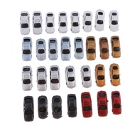 [Lovoski3] 1:200 Scale Gauge Z Painted Plastic Model Car for Building Train Layout, Pack of