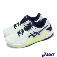 Asics 網球鞋 GEL-Resolution 9 女鞋 綠 藍 法網配色 緩震 抓地 運動鞋 亞瑟士 1042A208301