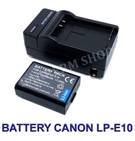 (Saving Set 1+1) LP-E10 \ LPE10 \ LC-E10 Camera Battery and Charger for Canon รหัสแบต LP-E10 \ LPE10 แบตเตอรี่และแท่นชาร์จสำหรับกล้องแคนนอน Canon EOS Rebel T3,T5,T6,T7,T100,1100D,1200D,1300D,1500D,2000D,3000D,4000D,Kiss X50,X70,X80,X90 BY BARRERM SHOP