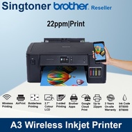 Brother HL-T4000DW - A3 Inkjet Printer, Refill Ink Tank Wireless Duplex Printer Colour Printer Color Inkjet