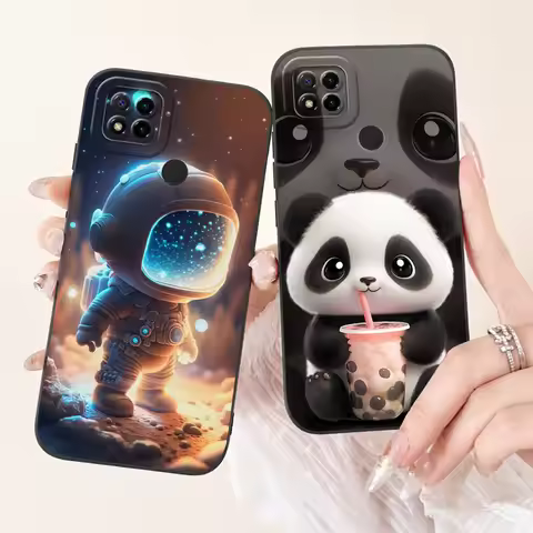 For Xiaomi Redmi 9C Case Redmi 9C NFC Phone Case For Redmi 10A Sport Bumper Redmi 9 Activ Luxury Squ