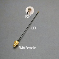 1PC SMA Female Bulkhead to Micro RF Connector RG178 1.13mm 15cm WiFi Antenna Pigtail Extension Cable