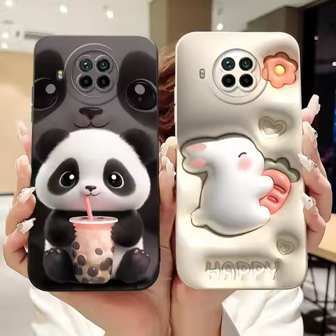 For Xiaomi Mi 10T Lite 5G Cute Panda Rabbit Cartoon Soft Silicone Case For Xiaomi Mi 10T Lite 5G Sho