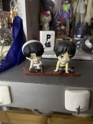 進擊的巨人 利威爾兵長 & 艾連·葉卡 Q版公仔