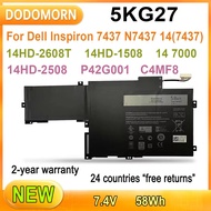 🔥Laptop Baery 5KG27 For Dell piron 7437 14HD-2608T 14HD-1508 14-7437 14HD-2508 N7437 14HD-1608T P42G