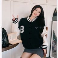 Baseball Jacket BIG Size (S - 6XL) B LOGO BEYOND Embroidery Embroidery Korean Style Boy Jacket Varsi