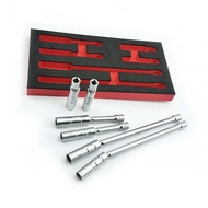 2PCS Magnetic Swivel Sparkplug Socket 14/16mm Thin Wall Extension Socket 3/8inch