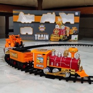 Battery Smoke Train Toys - Track Rail Train Boys Girls - 19020B