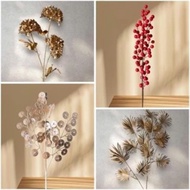Ginkgo branches, apple branches, palm branches, mink branches, heart branches, fern branches 75Cm lo