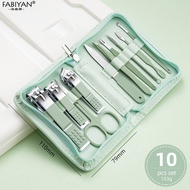 9/18Pcs Nail Art Tools Set Nail Clipper Clean Ear Cuticle Grooming Tool Stainless Steel Nail Cutter