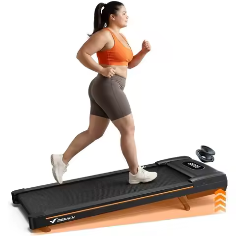 12% Incline Auto Treadmill for Home Use, 400lbs Capacity, 3.5HP Quiet Walking Pad, 16.5x41.3 with Re