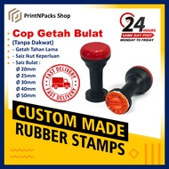 Custom Made Rubber Stamps | Cop Getah Bulat | Cop Syarikat | Cop Nama | Cop Berlogo | Bank Cop