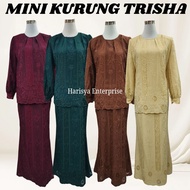 mini kurung (TRISHA) kurung cotton sulam
