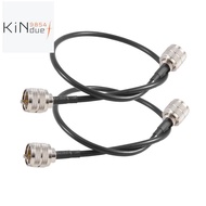 Pack of 2 CB Radio Antenna Cable 50Cm PL259 UHF Male to Male RG58 Coaxial Patch Lead for Amateur Ham