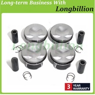 New Pistons & Rings Oversized Φ83mm +0.50 Φ23mm 06L107065AG for VW GTI Audi A4 A5 A6 Q5 2.0 TFSI