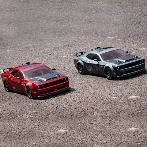 Hongnuo HNR H9802 Dodge SRT Hellcat 1/10 4WD Brushless High Speed RC Car Simulation Remote Control H