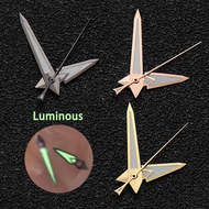 Green Luminous Watch Hands 3 Pins Set for Seiko NH35 NH36 4R 4R35 4R36 4R57 7S for Mechanical Watch 