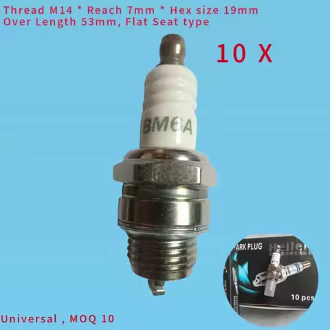 10 X BM6A SPARK PLUG L6 M7 WSR6F CJ8 L7TC BPMR7 FOR STIHL OLEO-MAC EFCO ECHO SHINDAIWA MITSUBISHI HO