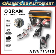 OSRAM H8 / H11 / H16 LEDriving 6000k Head Light / Fog Lamp LED head Lamp Bulb Kit