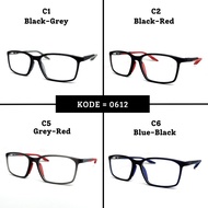 Original Men's / Women's Glasses Frames 0612 Wide Square Model 148 Frame